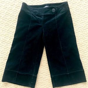 Chado Black CORDUROY Cropped GAUCHO Style PANTS 5